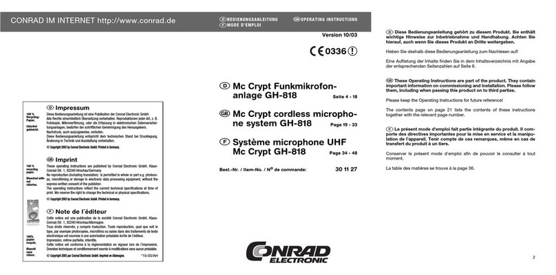 MC Crypt GH-818 operating instructions