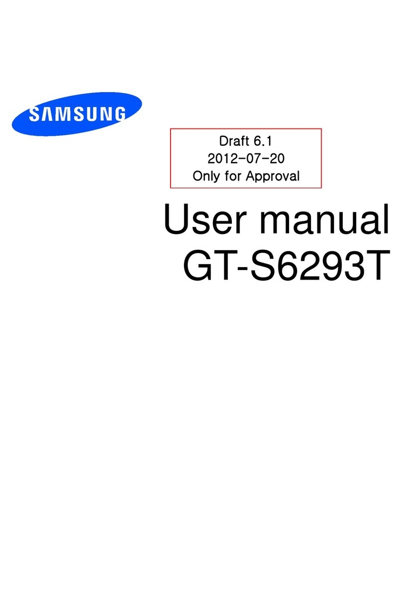 Samsung GT-S6293T User manual