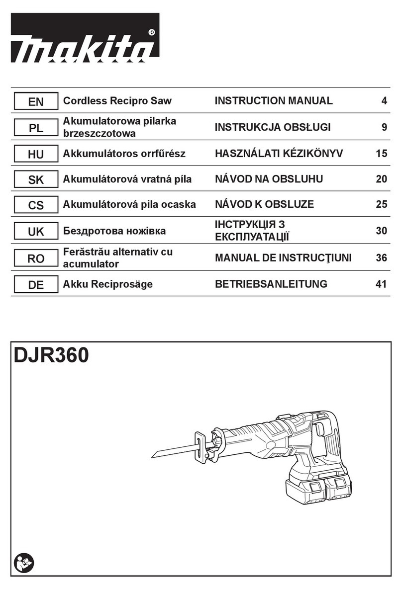 Makita DJR360 instruction manual