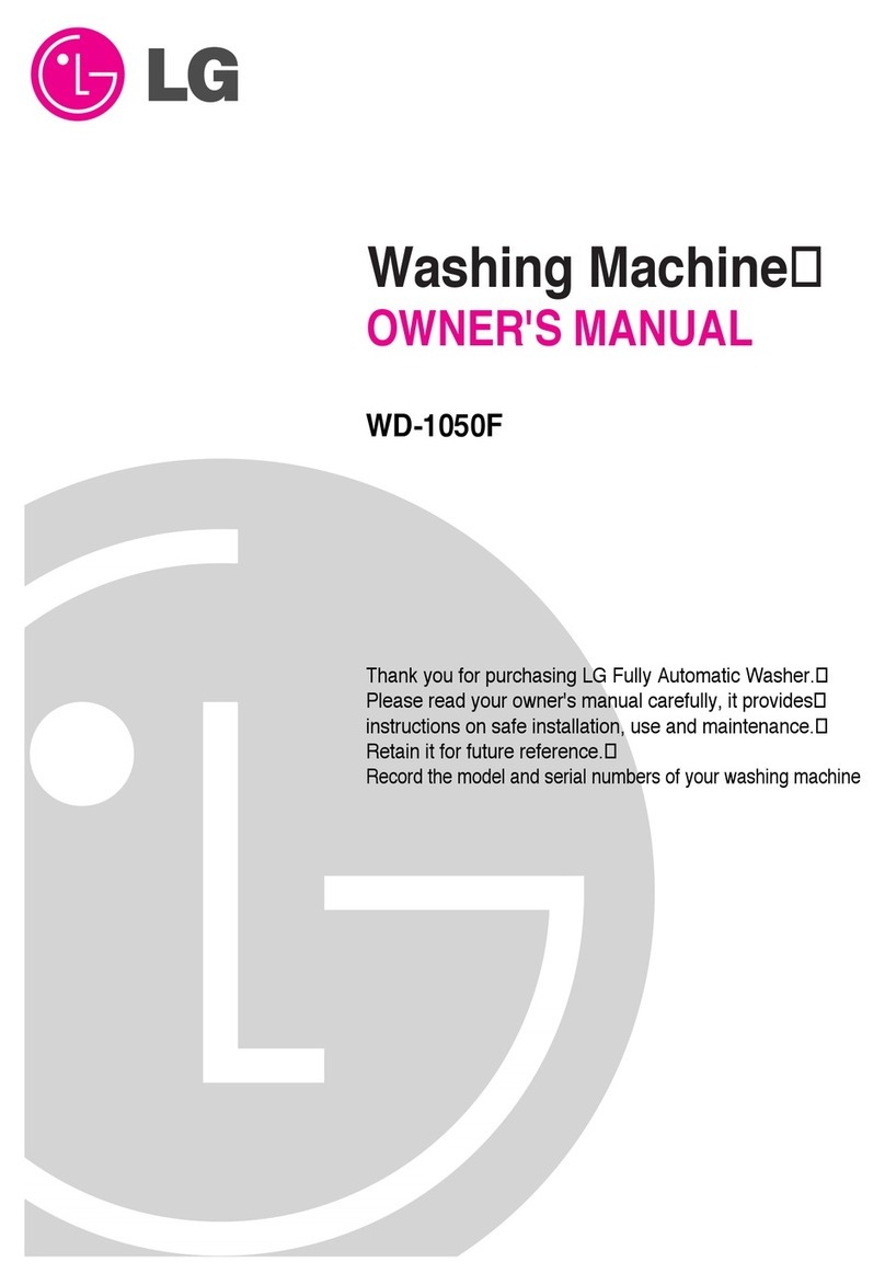 LG WD-1050F owner's manual