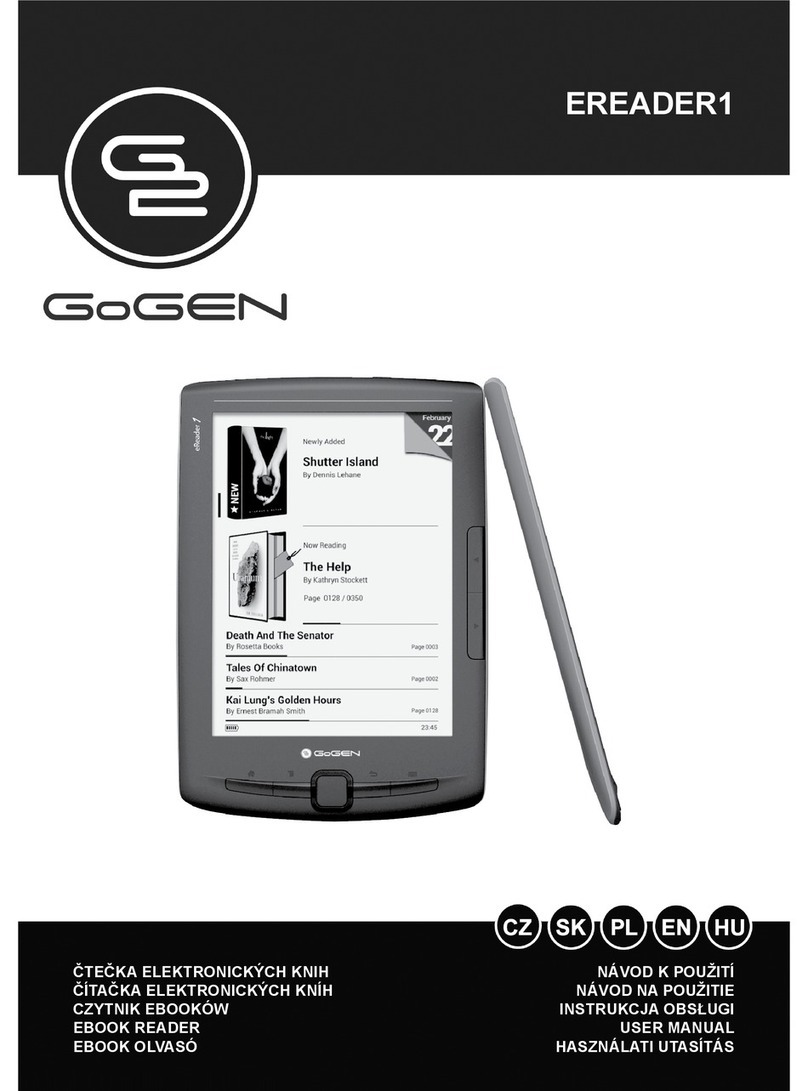 Gogen EREADER1 user manual