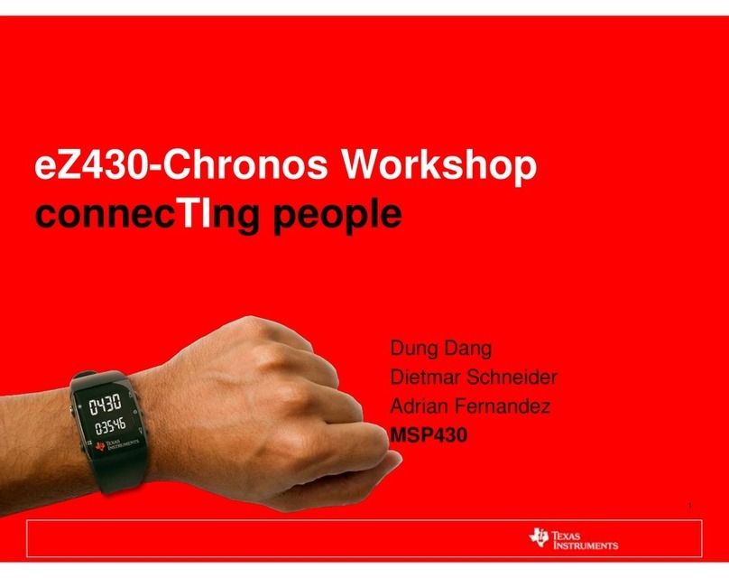 Texas Instruments eZ430-Chronos Workshop
