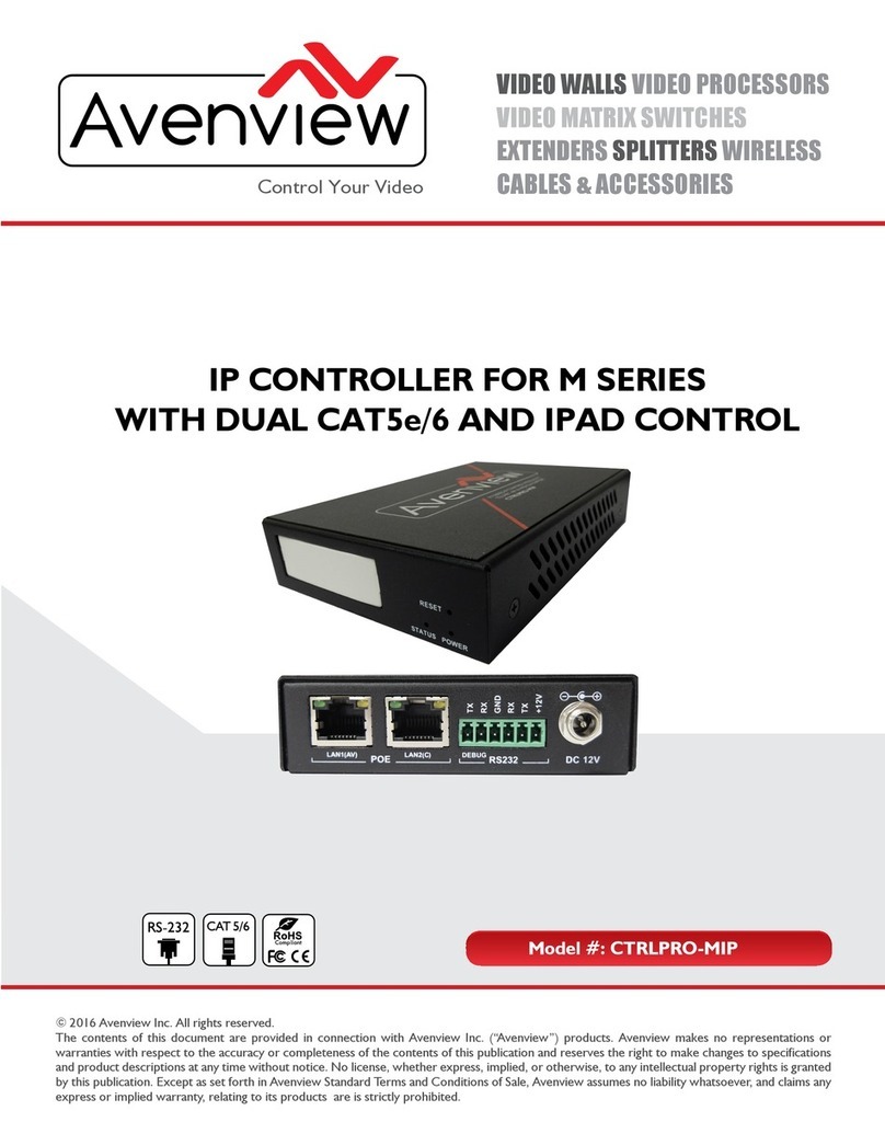 Avenview CTRLPRO-MIP user guide