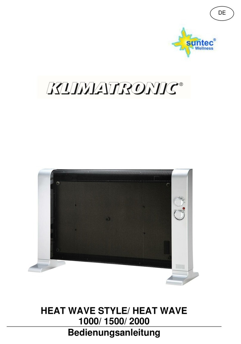 SUNTEC HEAT WAVE STYLE 1000 instruction manual
