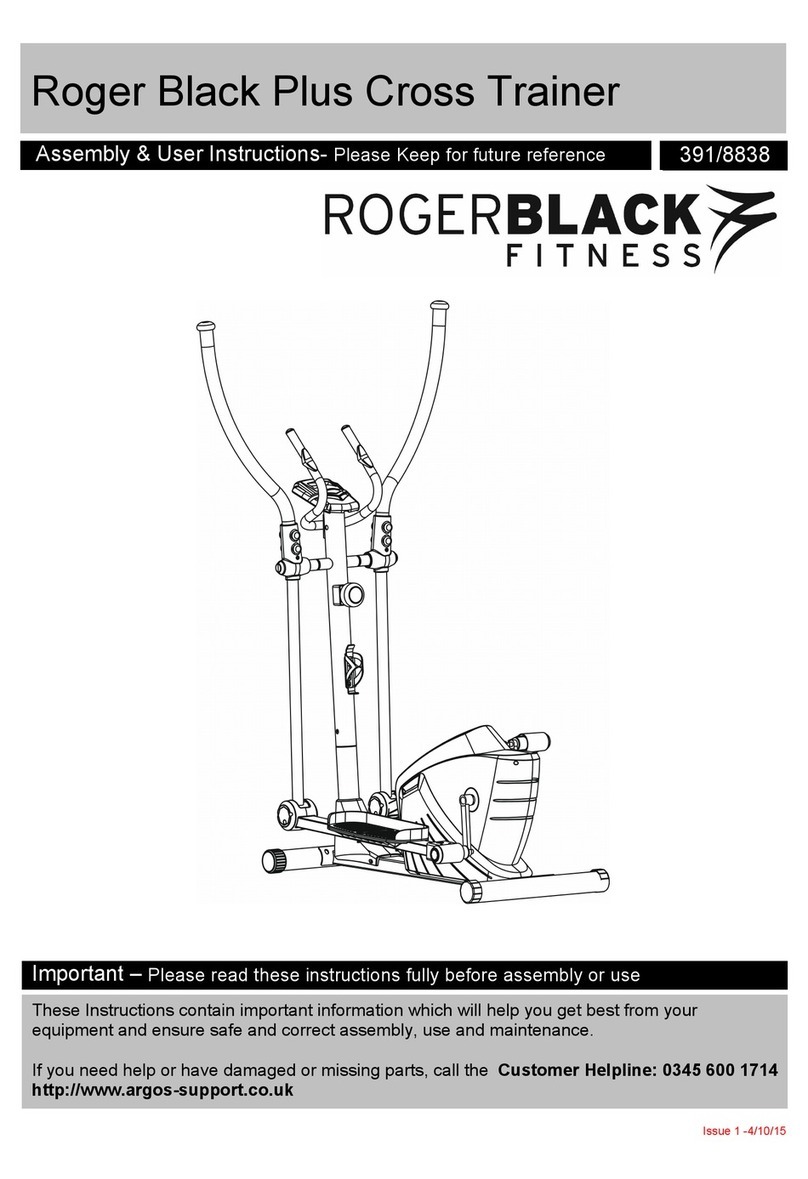Rogerblack 391/8838 Assembly & user instructions