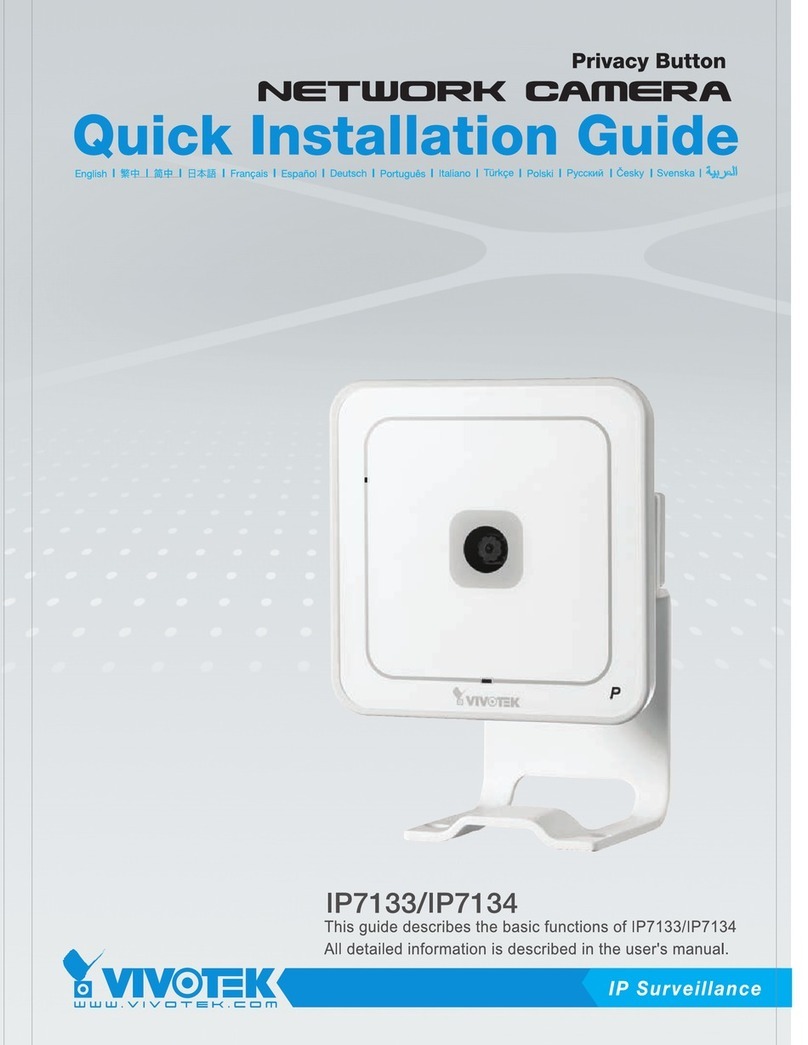Vivotek IP7133 Quick installaion guide