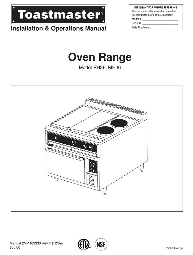 Toastmaster MH36 User manual