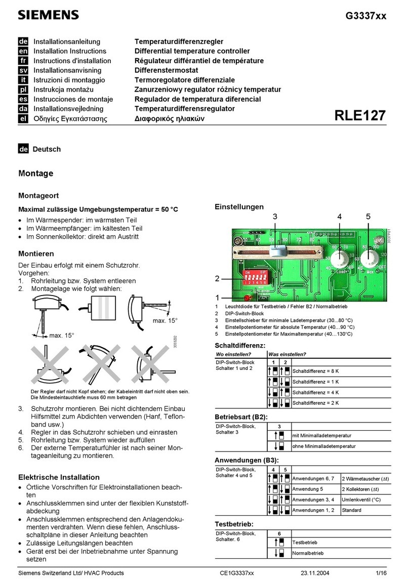 Siemens rle127 User manual