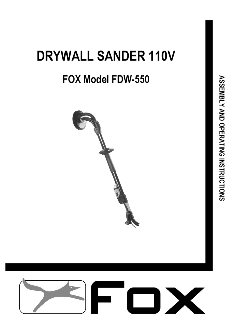 Fox FDW-550 User manual