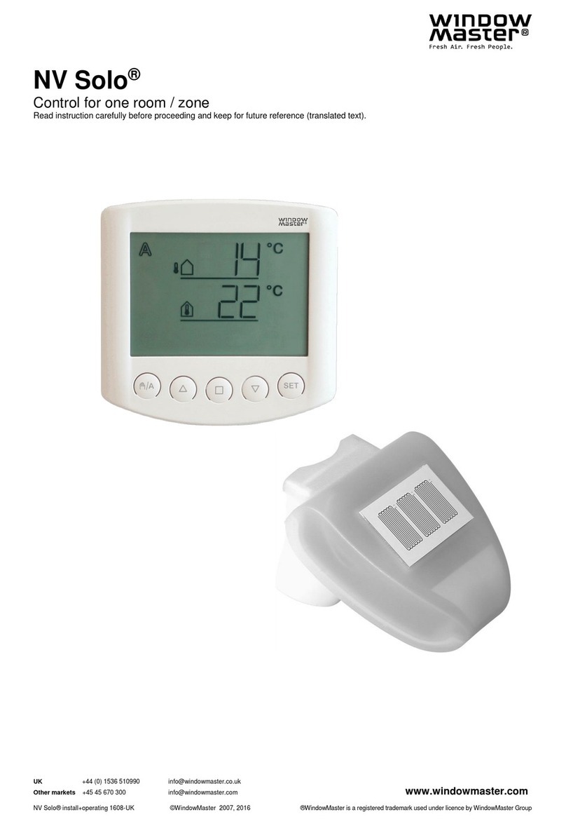 WindowMaster NV Solo manual