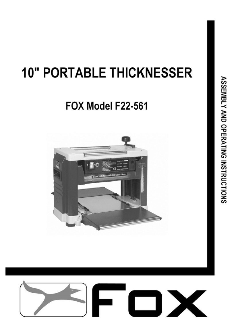 Fox F22-561 Assembly and operating instructions