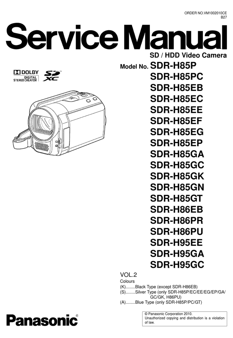 Panasonic SDR-H85PSDR-H85PCSDR-H85EB User manual
