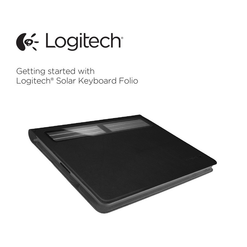 Logitec Solar Keyboard Folio Getting started with