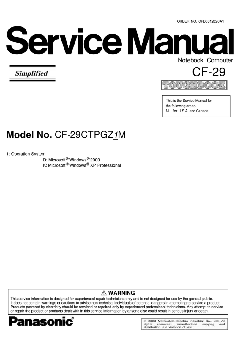 Panasonic CF-29CTPGZ1M User manual