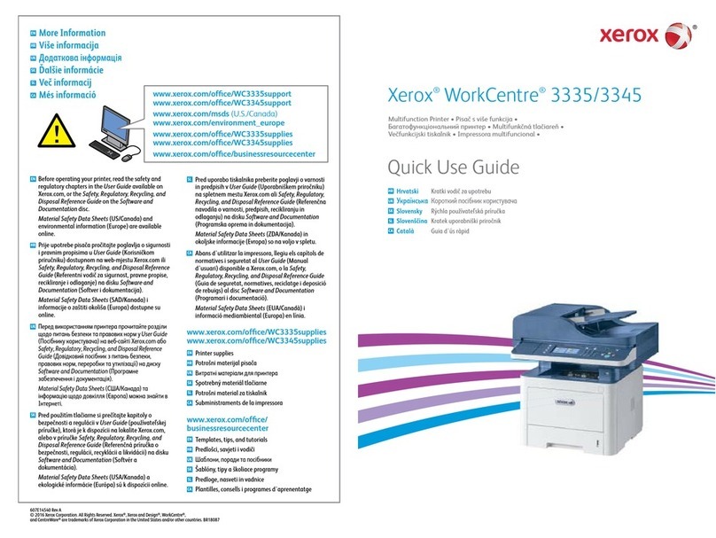 Xerox WorkCentre 3345 Operating manual