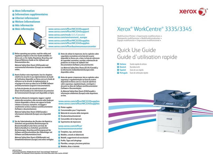 Xerox WorkCentre 3345 Operating manual Xerox WorkCentre 3345 Operating manual