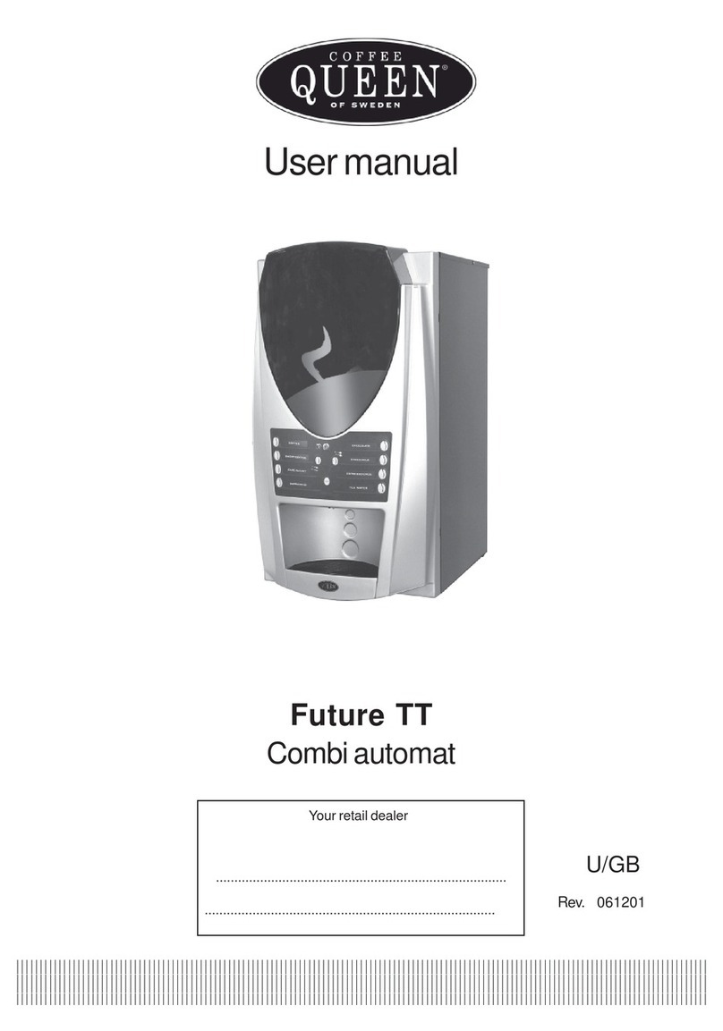 Coffee Queen Future TT Combi automat user manual