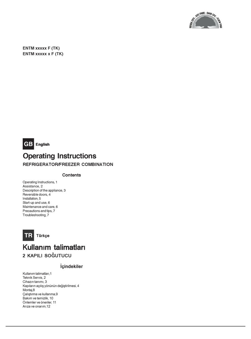 Hotpoint Ariston ENTM xxxxx F User manual