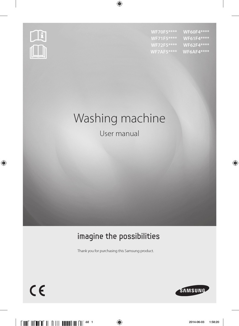 Samsung WF70F5 series user manual
