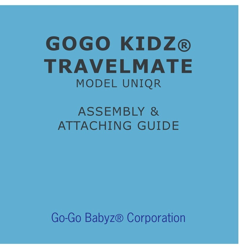 GOGO KIDZ TRAVELMATE UNIQR Assembly & attaching guide GOGO KIDZ TRAVELMATE UNIQR Assembly & attaching guide
