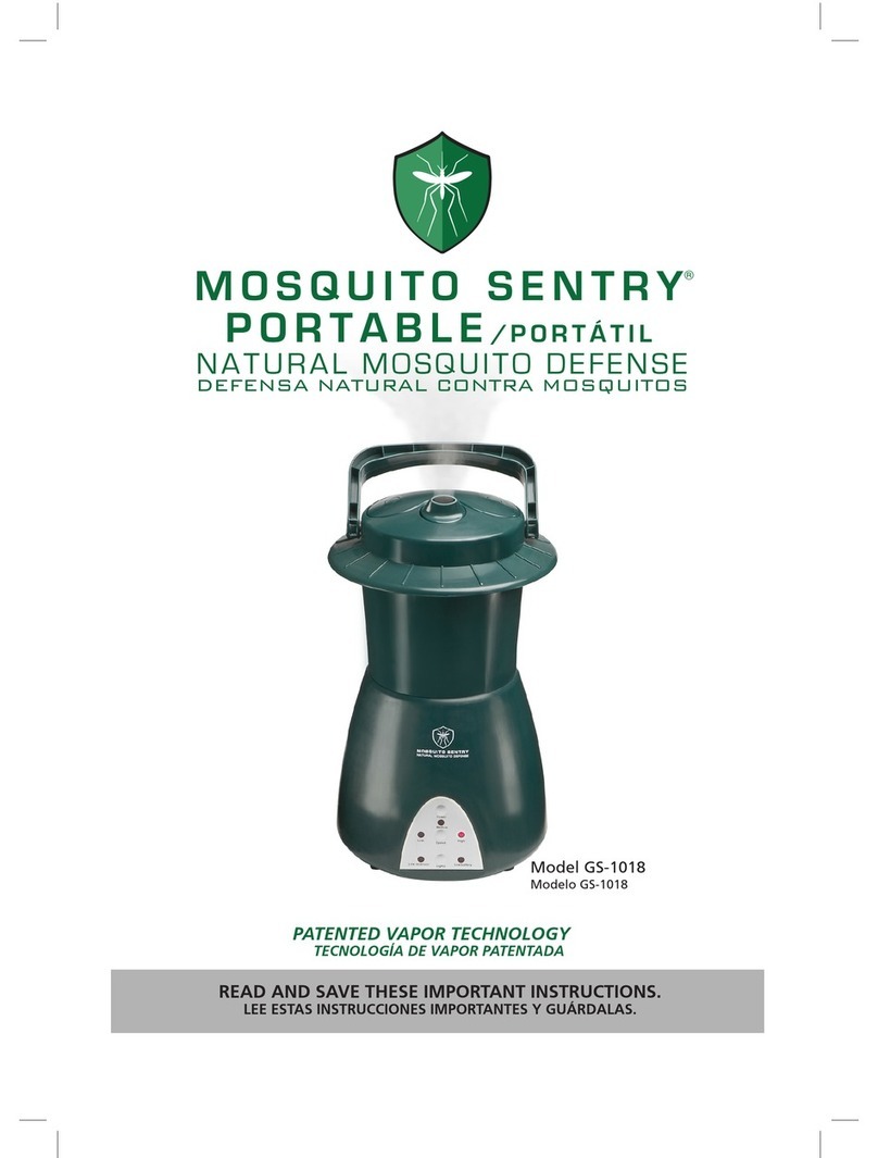 Mosquito Sentry Portable GS-1018 instructions