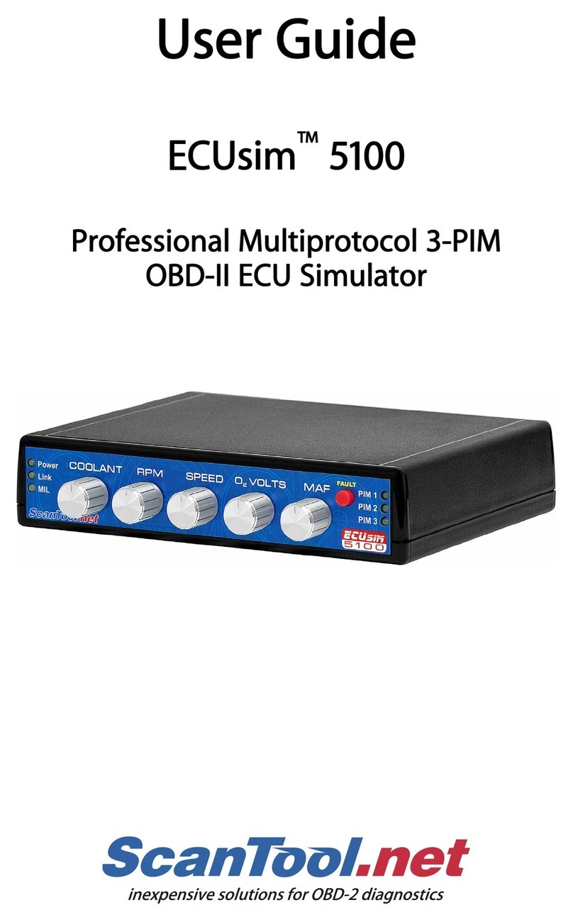 ScanTools ECUsim 5100 User manual