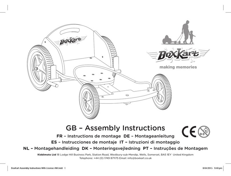 Kiddimoto BoxKart Assembly instructions