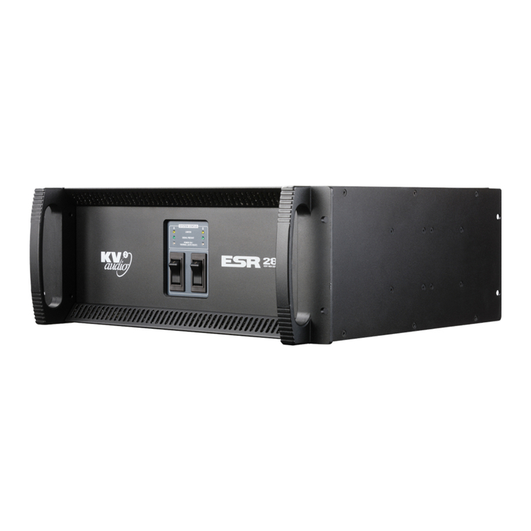 KV2 Audio ESR2800 User manual