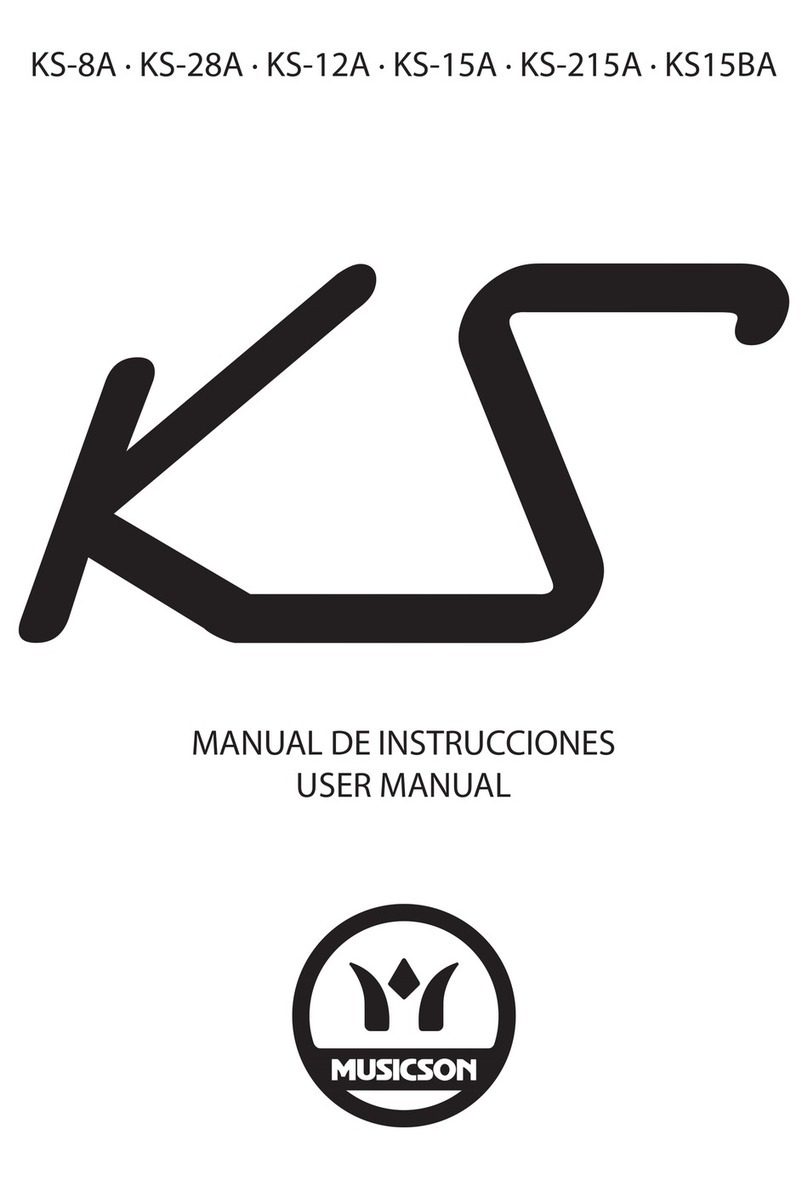 MUSICSON KS-8A user manual