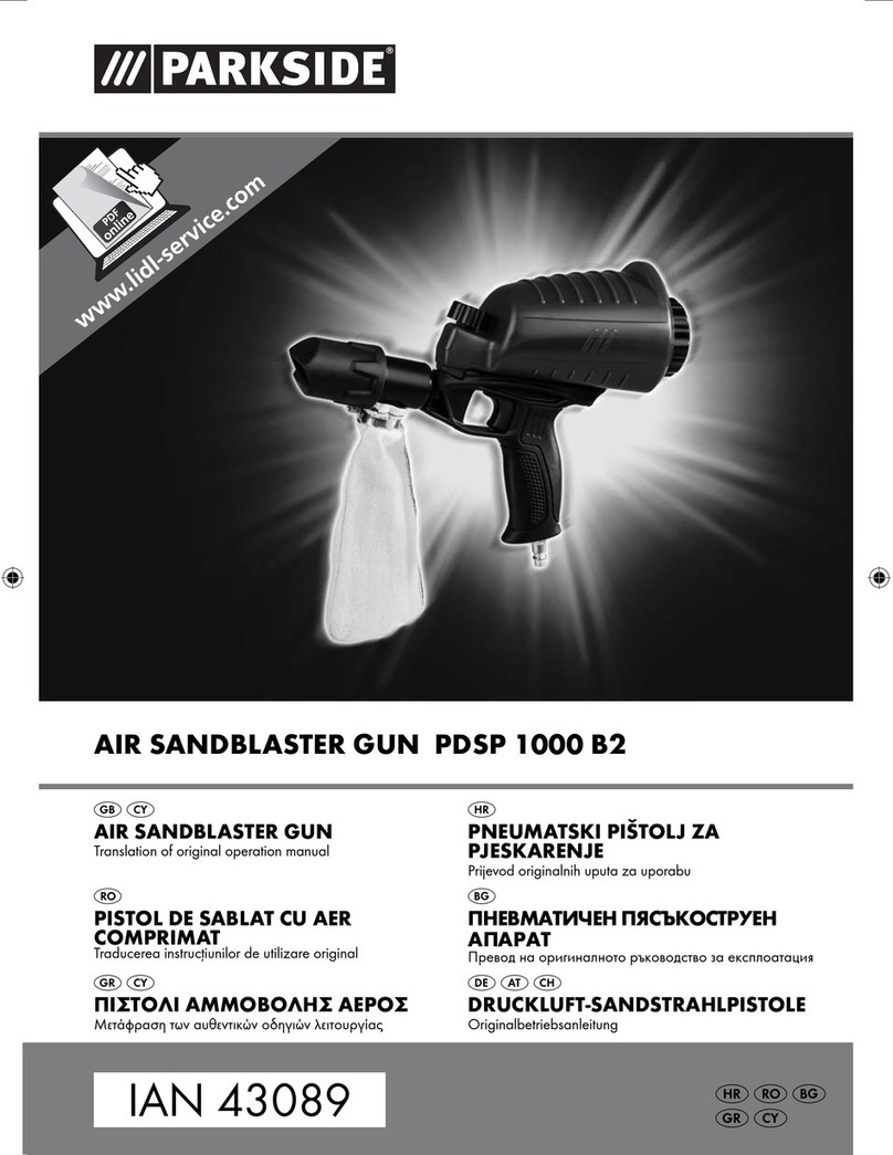 Parkside PDSP 1000 B2 Owner's manual