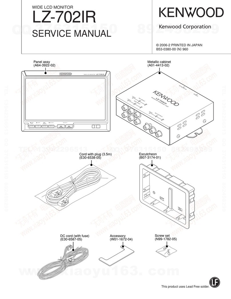 Kenwood LZ-702IR - LCD Monitor User manual