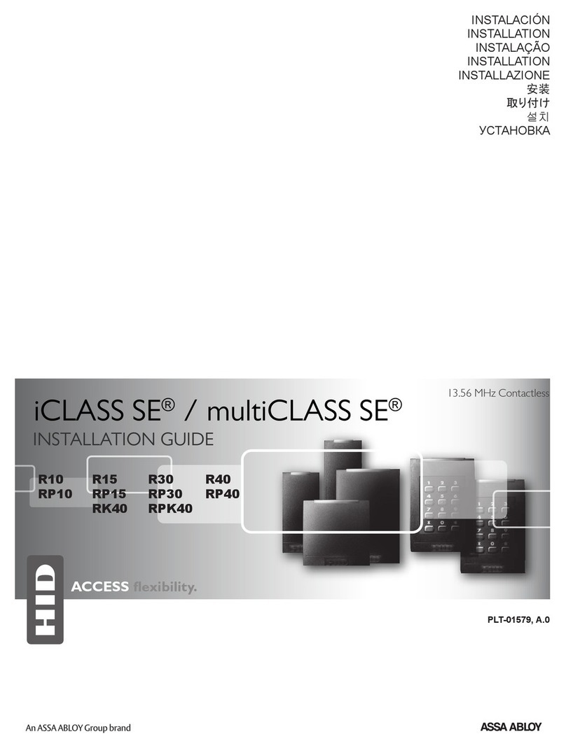 Assa Abloy R10 installation guide