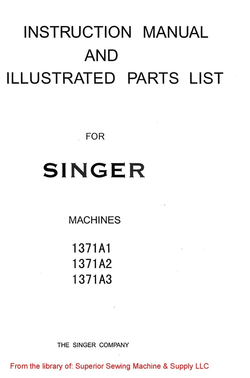 Singer 1371A1 User manual Singer 1371A1 User manual