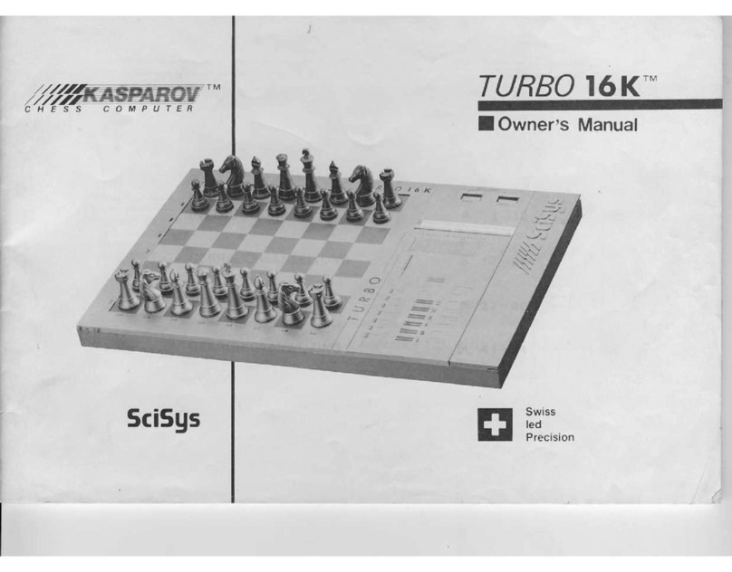 Kasparov TURBO 16K owner's manual