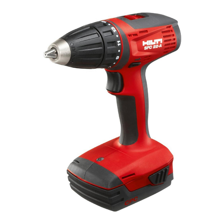 Hilti SFC 22-A operating instructions