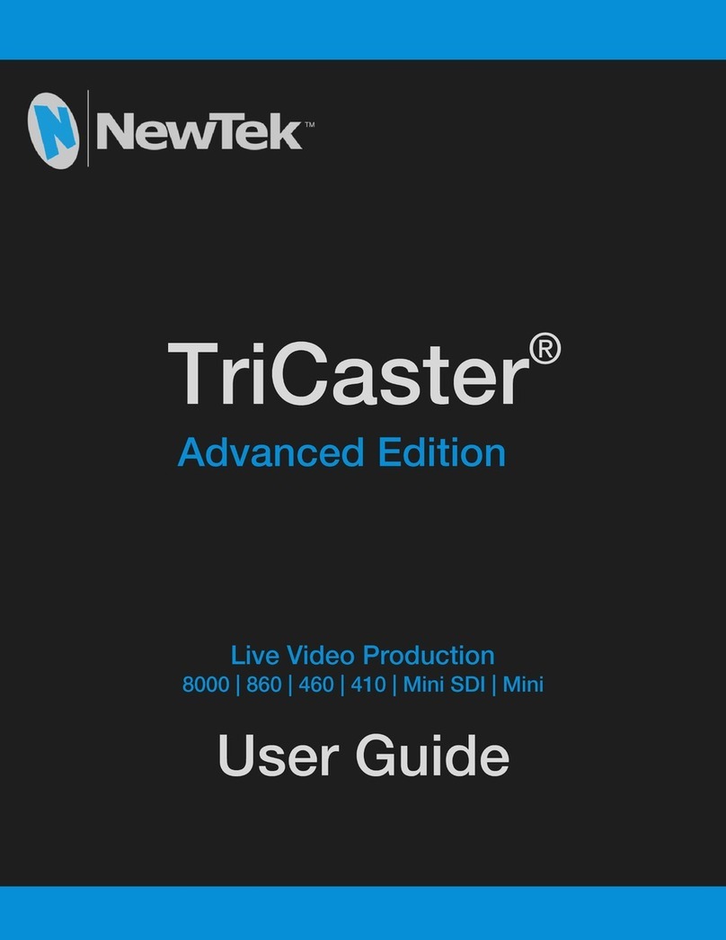 NewTek tricaster advanced edition user guide