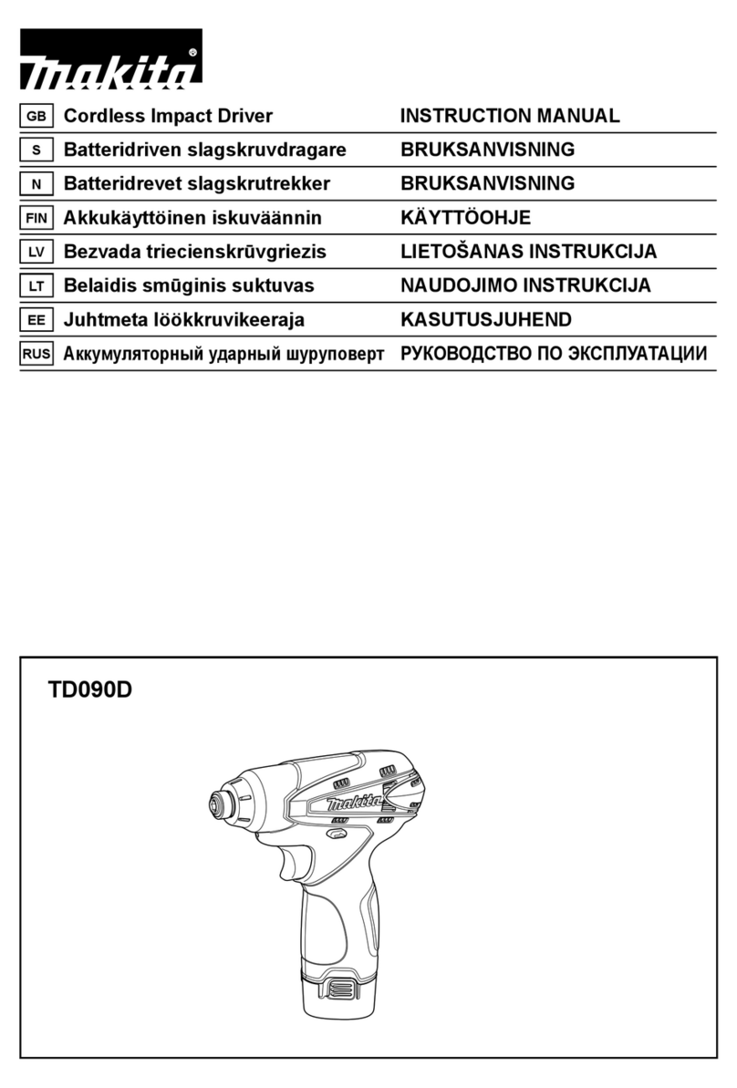 Makita TD090D User manual