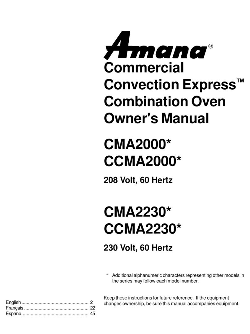 Amana CMA2000 seriesCCMA2000 seriesCMA2230 seriesCCMA2230... User manual