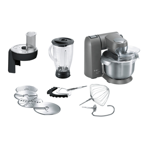 Bosch MUMXL series operating instructions