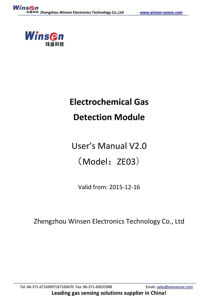 Winsen ZE03 user manual