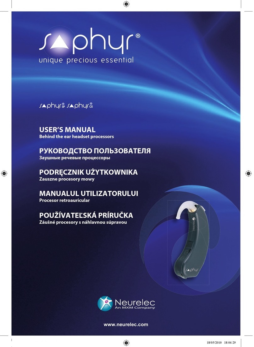 NEURELEC SAPHYR SP user manual