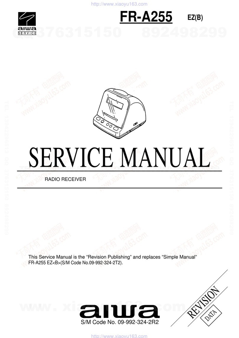 Aiwa FR-A255 Service manual