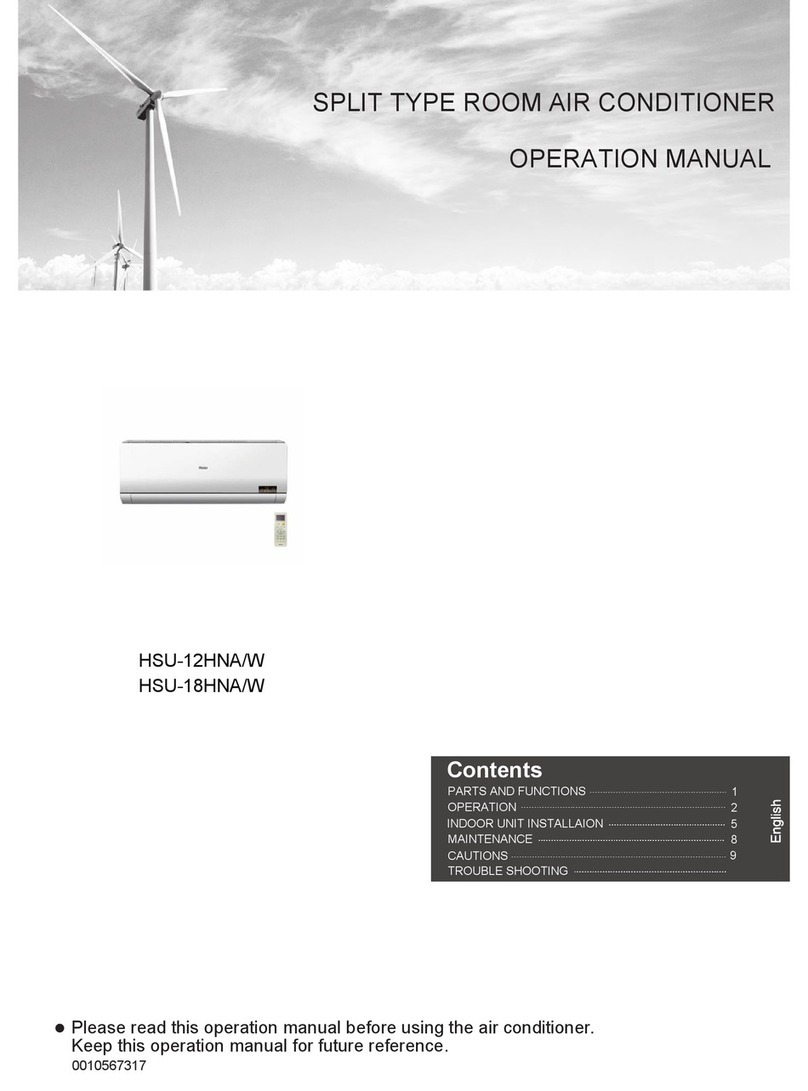 Haier HSU-12HNA/W User manual