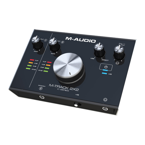 M-Audio M-TRACK 2X2 user guide