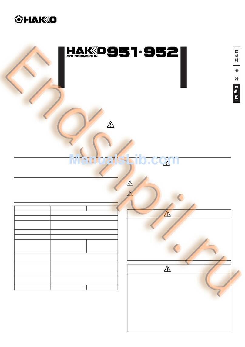 Hakko Electronics 951 User manual