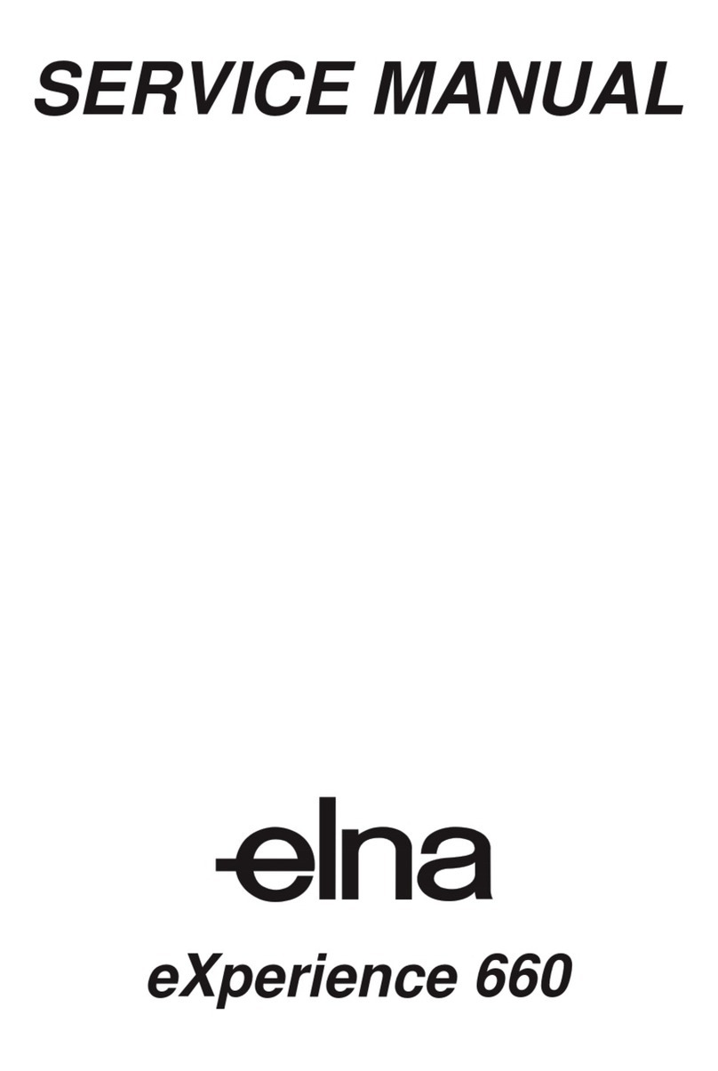 ELNA eXperience 660 Service manual