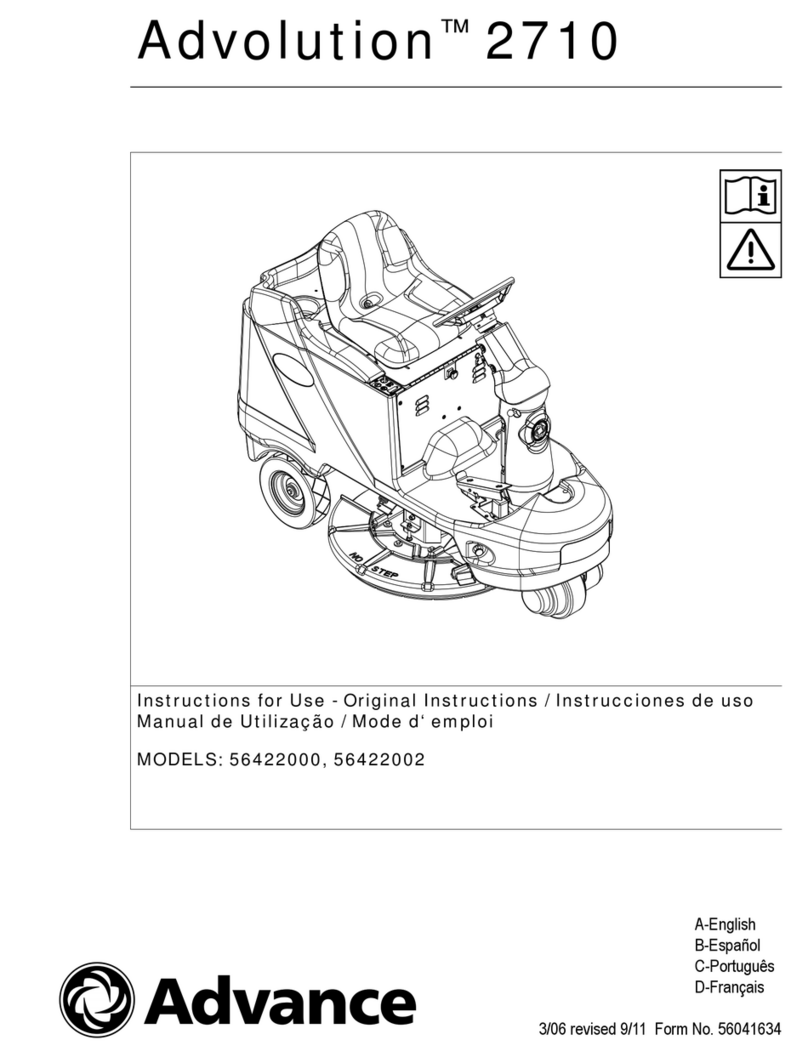Advance acoustic Advolution 2710 Instructions for use
