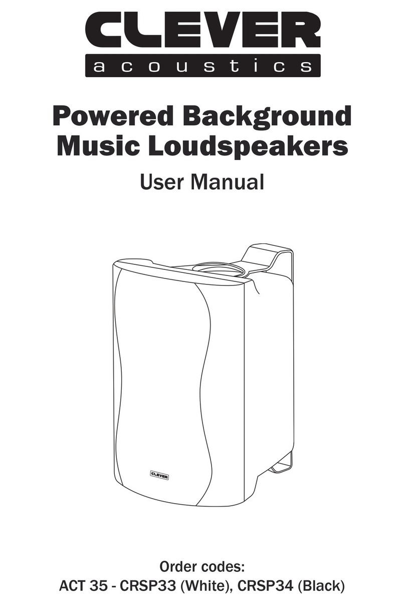 Clever Acoustics ACT 35 user manual