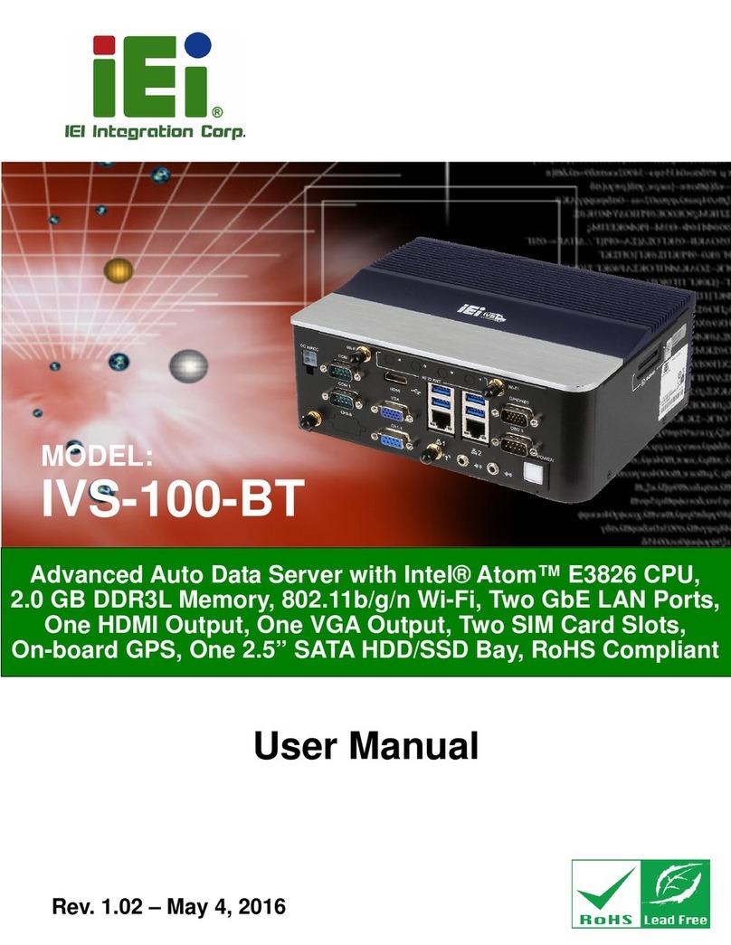 IEI Technology IVS-100-BT User manual
