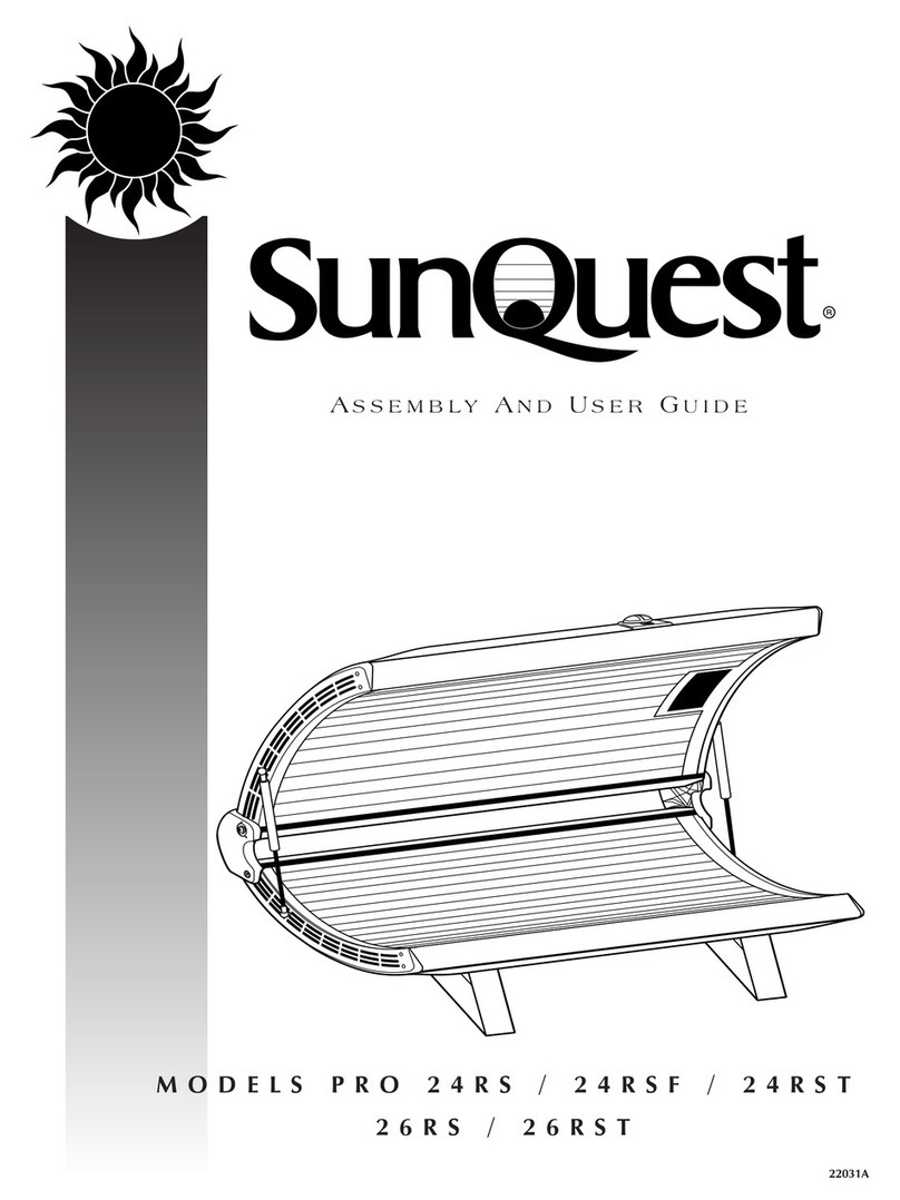 Sunquest PRO 24RS Assembly and user's guide